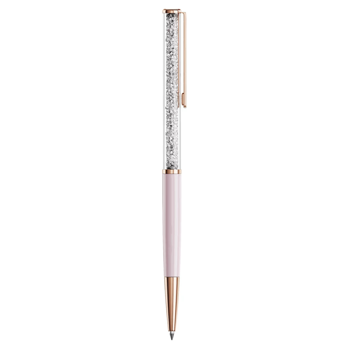 Swarovski - Crystalline Silk ballpoint pen, Pink, Pink lacquered, Rose gold-tone plated 5709614