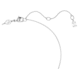 Colgante Swarovski Dextera, Lazo entrelazado, Blanco, Baño de rodio - 5670251 