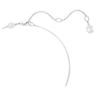 Swarovski Dextera pendant Round cut, White, Rhodium plated 5733400