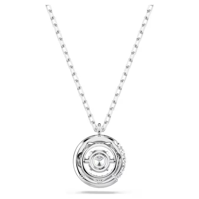 Swarovski Dextera pendant Round cut, White, Rhodium plated 5733400