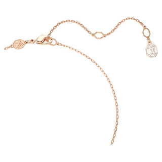 Swarovski - Dextera pendant, Round cut, White, Rose gold-tone plated - 5692257