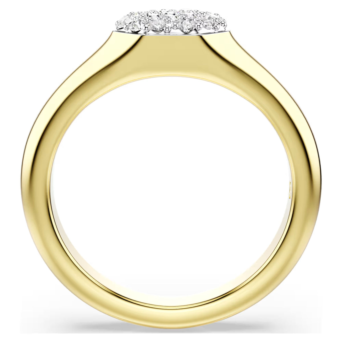 Swarovski Dextera ring, Mixed cuts, White, Gold-tone plated 5732851