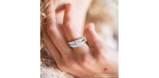 18K White Gold 1.00 cttw Princess Cut Canadian Diamond Ring