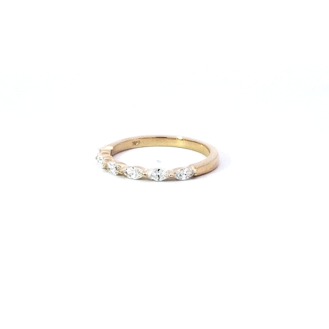 14K Yellow Gold 0.40 cttw Diamond Ring