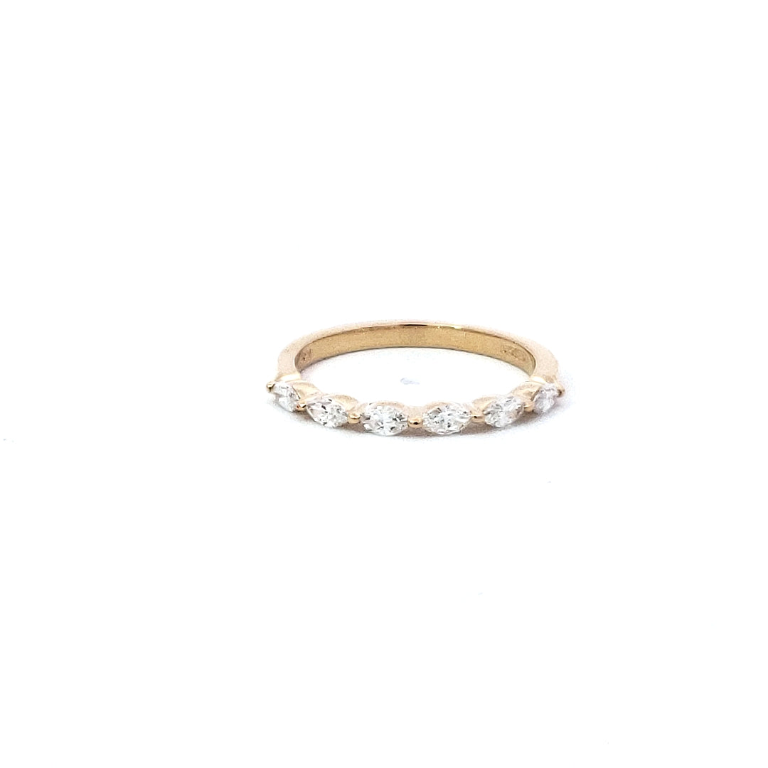 14K Yellow Gold 0.40 cttw Diamond Ring