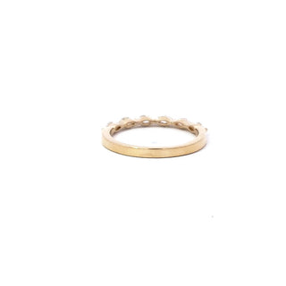Anillo de diamantes de 0,40 quilates en oro amarillo de 14 quilates