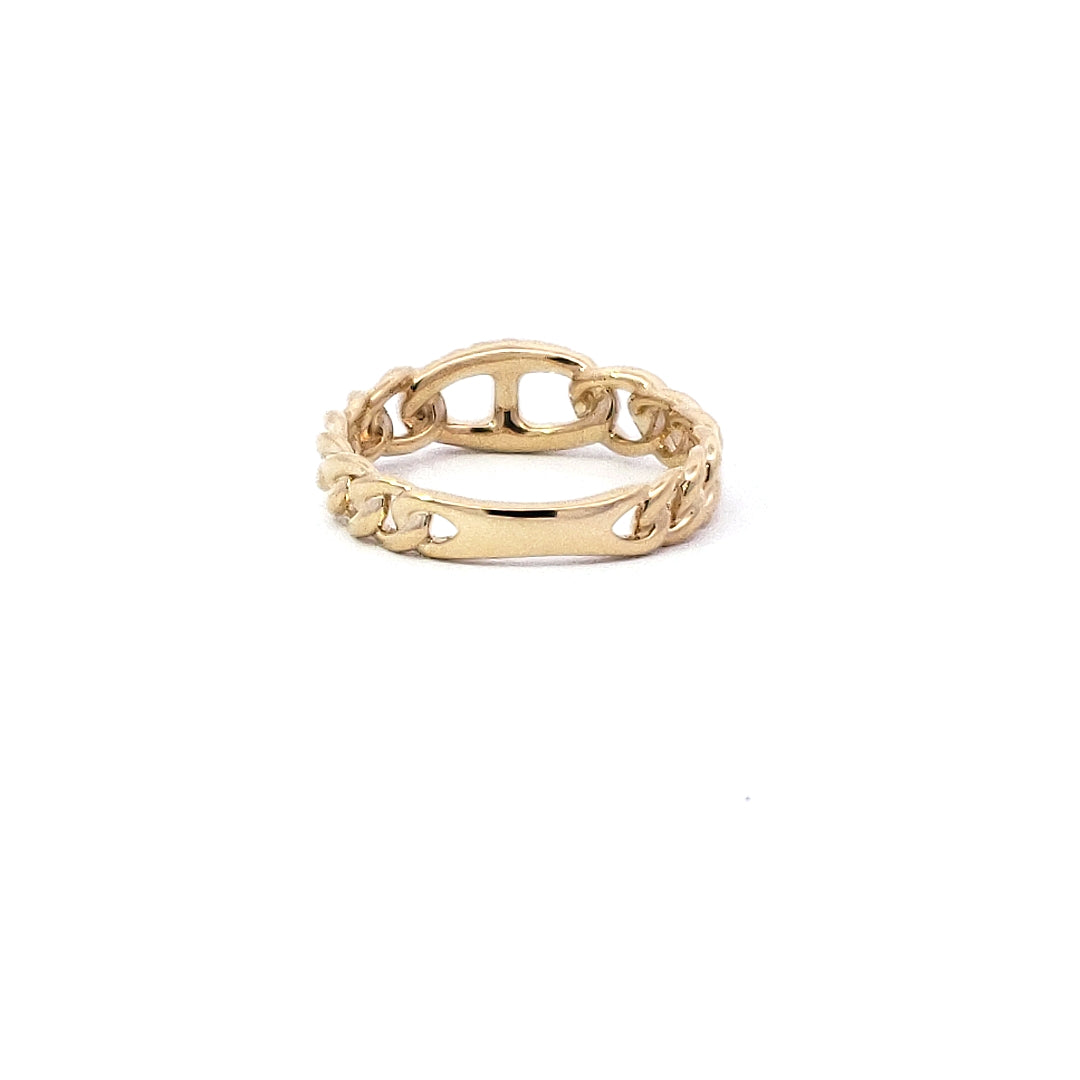 14K Yellow Gold 0.17 cttw Diamond Ring