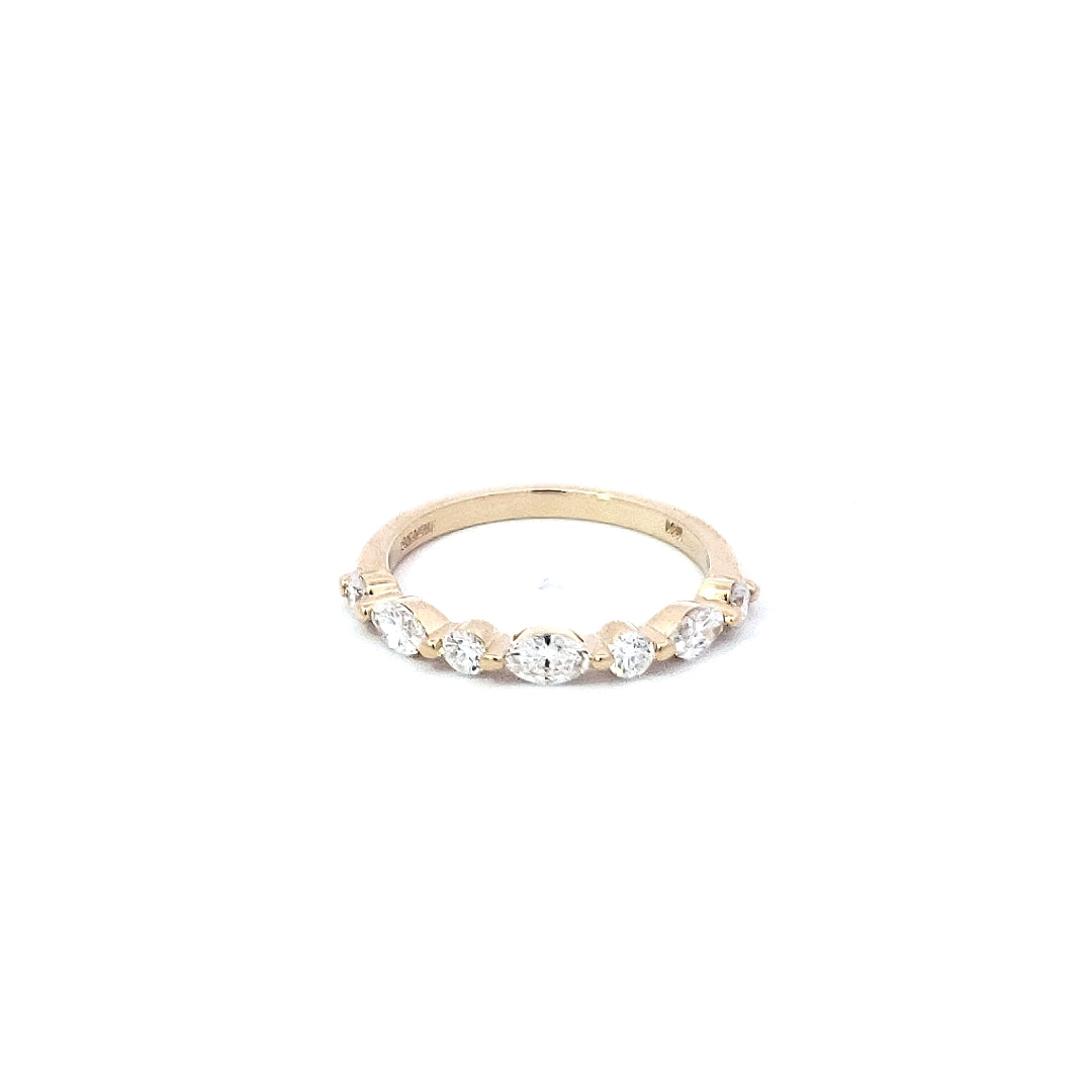 14K Yellow Gold 0.63 cttw Diamond Ring