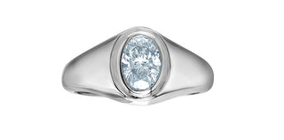 14K White Gold 1.5ct Lab Grown Diamond Ring