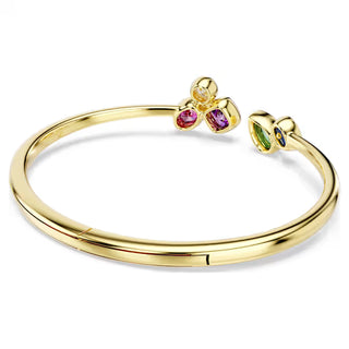 Swarovski Imber bangle Mixed cuts, Multicoloured, 18K gold finish 5753258