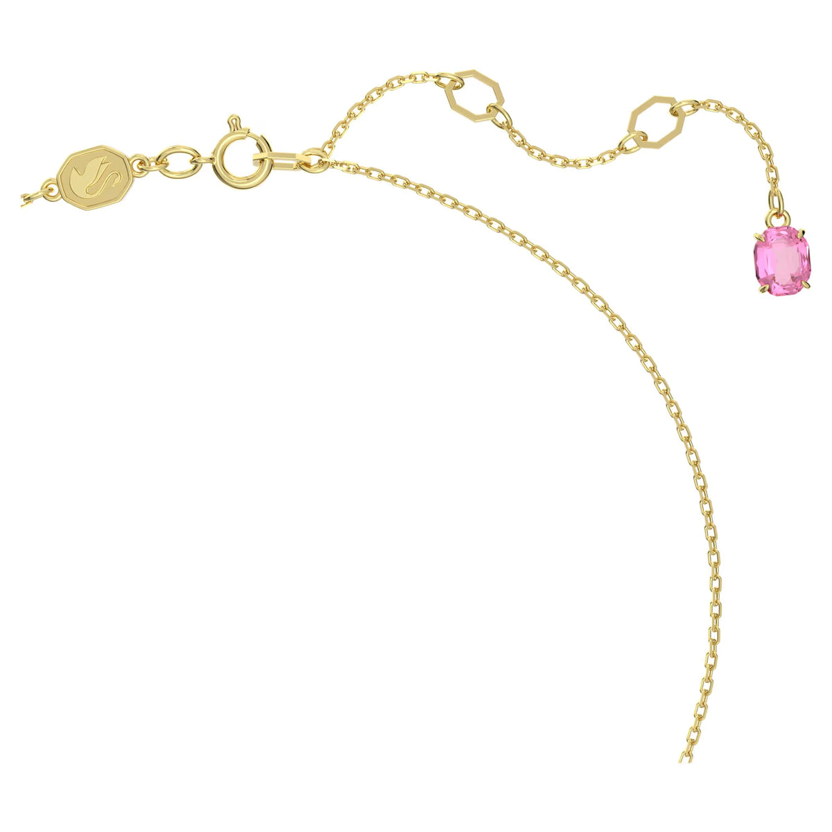 Swarovski Idyllia Florere pendant Flower, Small, Pink, 18k gold plated - 5657875