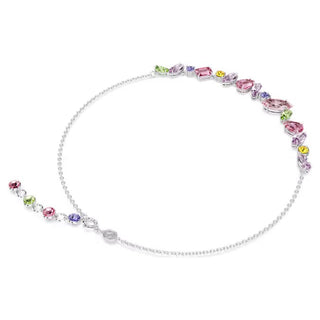 Collar Swarovski Gema, Tallas mixtas, Multicolor, Baño de rodio - 5658398 