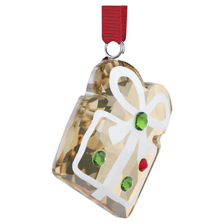 Adorno de regalo de pan de jengibre Swarovski Holiday Cheers 5656278 
