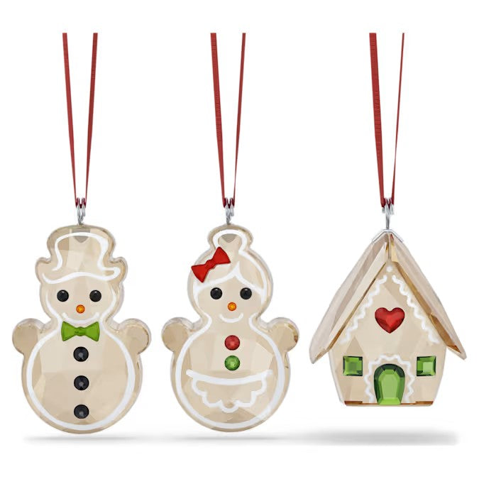 Swarovski Holiday Cheers Gingerbread Ornament Set 5701511