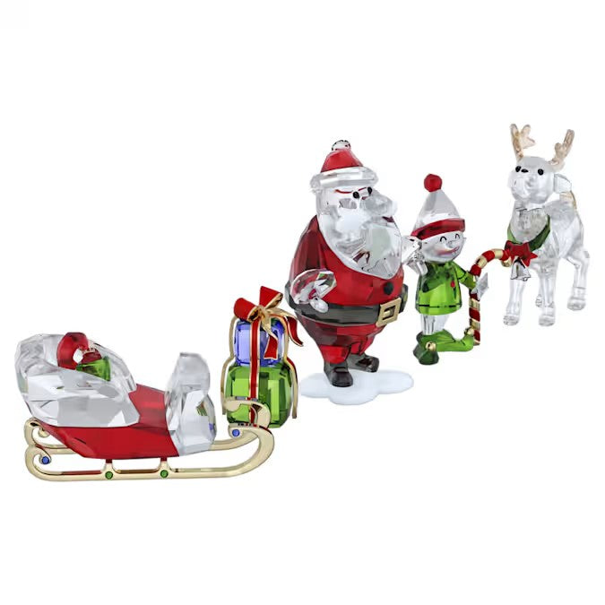 Swarovski Holiday Cheers Santa Story Set 5713797