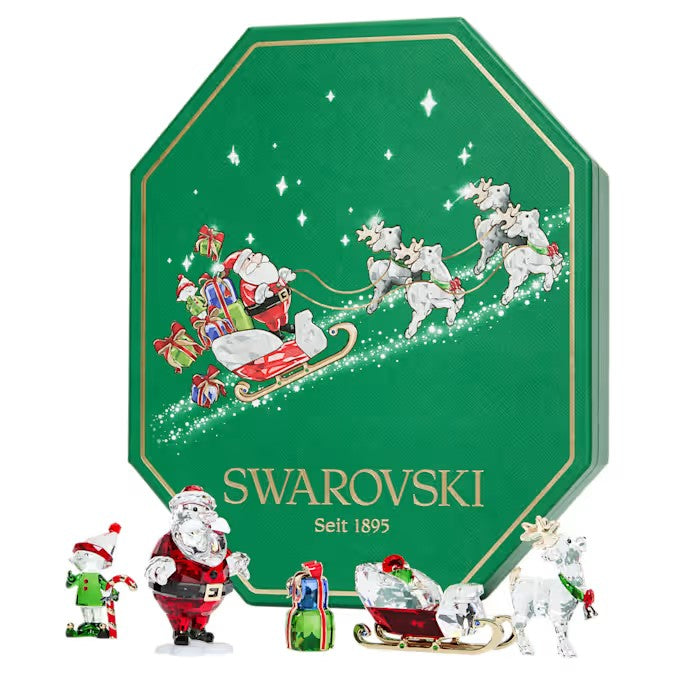 Swarovski Holiday Cheers Santa Story Set 5713797