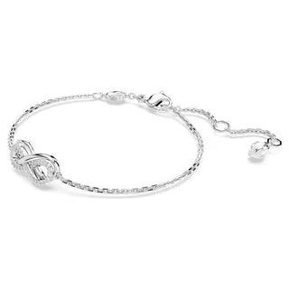 Swarovski - Hyperbola bracelet, Infinity, White, Rhodium plated - 5679664
