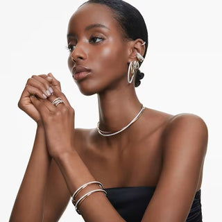 Swarovski - Hyperbola choker Round cut, White, Mixed metal finish - 5702408