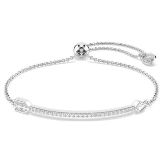 Swarovski  Idyllia bracelet Mixed cuts, Arrow, White, Rhodium plated - 5741523