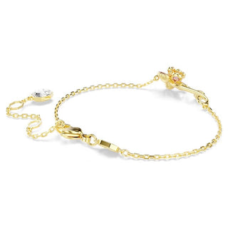 Idyllia bracelet, Mixed cuts, Flower, Multicolored, Gold-tone plated 5732423