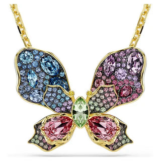 Swarovski - Idyllia pendant and brooch, Mixed cuts, Pavé, Butterfly, Multicolored, Mixed metal finish 5709951