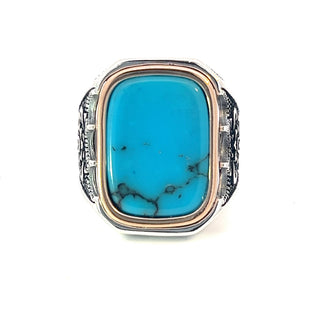 Argent Silver and Turquoise Ring