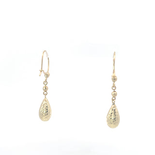 10K Yellow Gold Drop Earrings