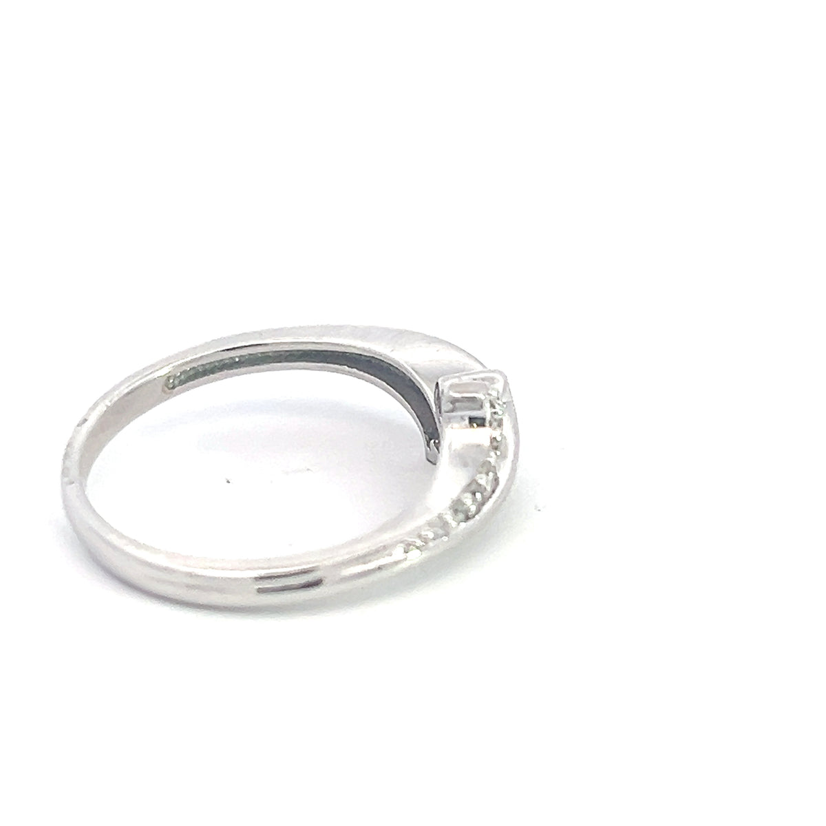 10K White Gold 0.084cttw Diamond Ring