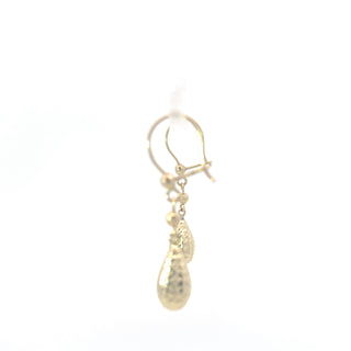 10K Yellow Gold Drop Earrings