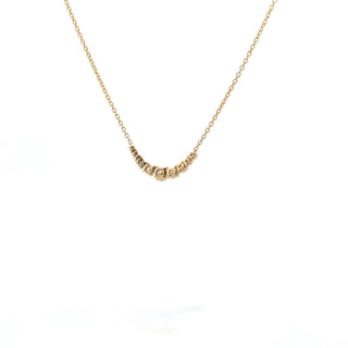 Collar de diamantes de 0,50 quilates en oro amarillo de 14 quilates, 18"