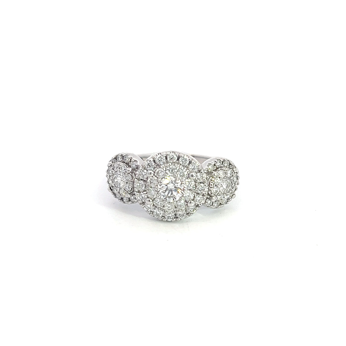 10K White Gold 1.00cttw Diamond Ring