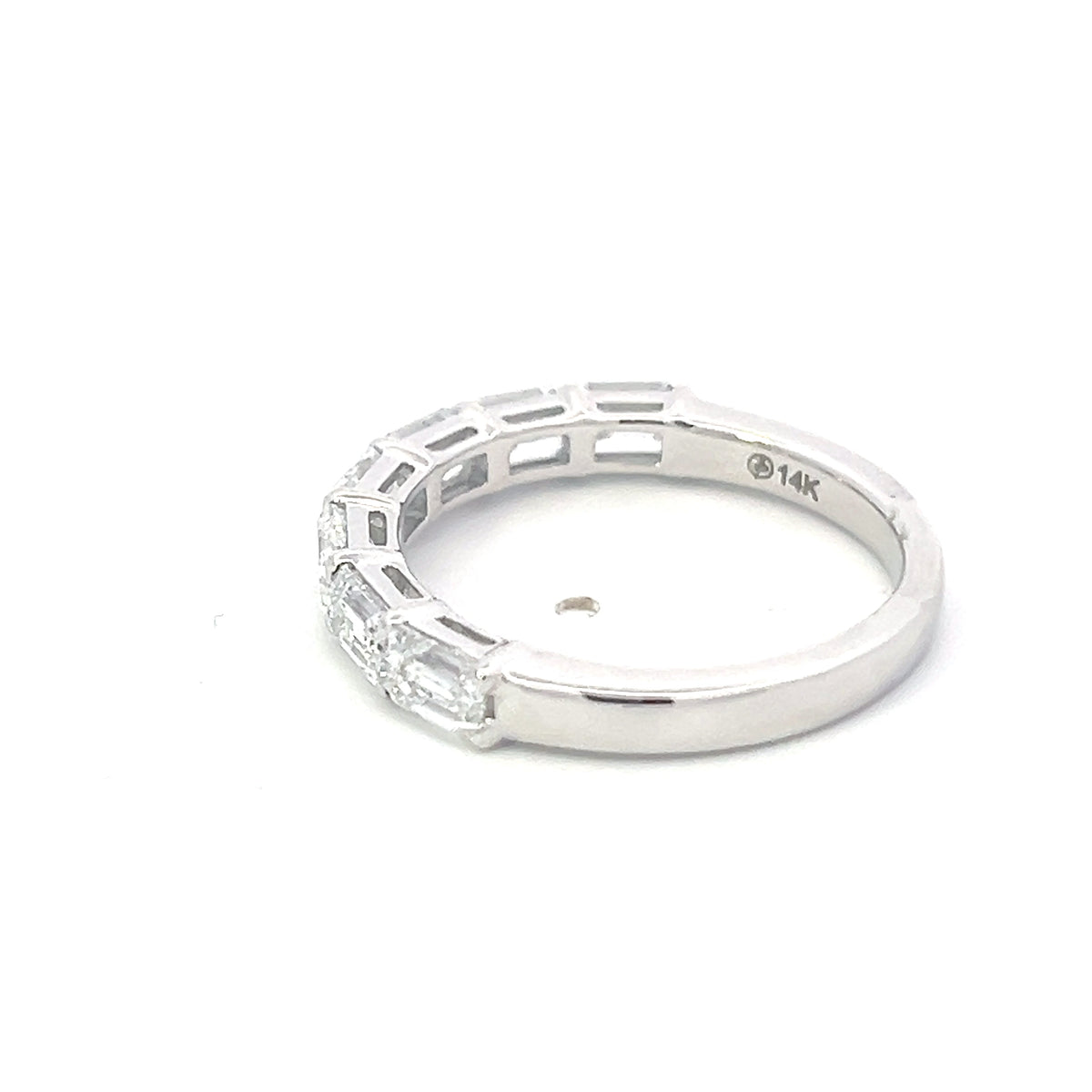 14K White Gold 1.60cttw Lab Grown Diamond Band