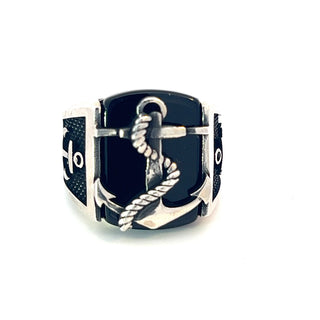 Argent Silver and Onyx Ring