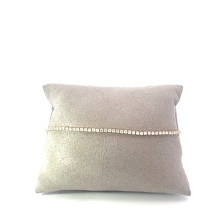 Brazalete de diamantes de 0,79 quilates en oro amarillo de 14 quilates - 7"