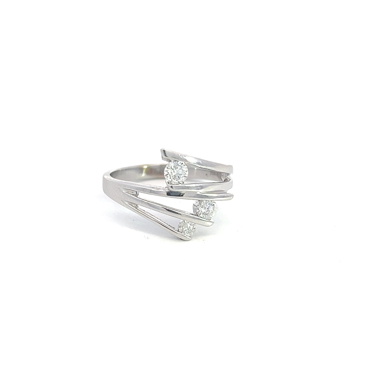 10K White Gold 0.34cttw Diamond Ring