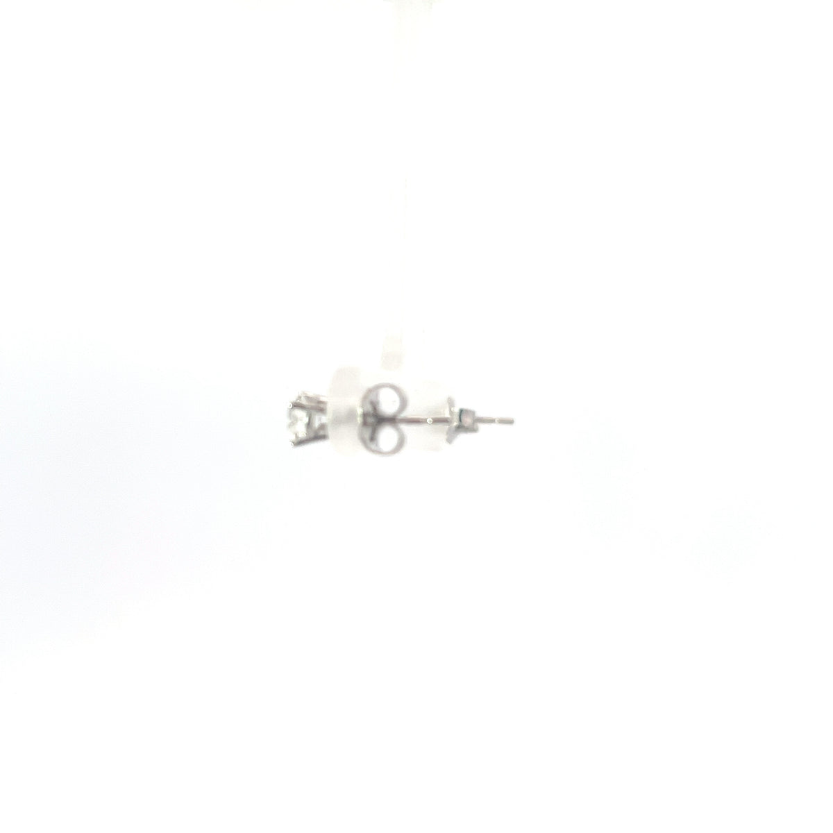 14K White Gold Lab Grown 2.48CTTW Round Brilliant Cut Diamond Solitaire Earrings