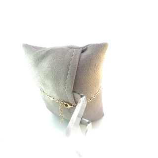 Brazalete de diamantes de 0,41 quilates en oro amarillo de 14 quilates - 7"