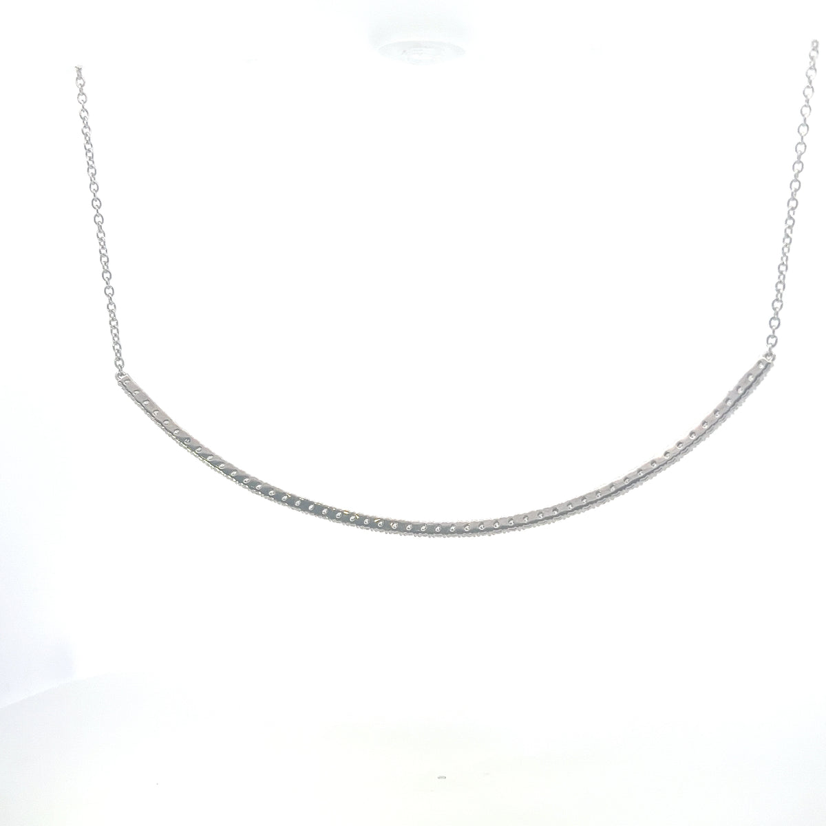 14K White Gold 3.00 cttw Lab Grown Diamond Necklace