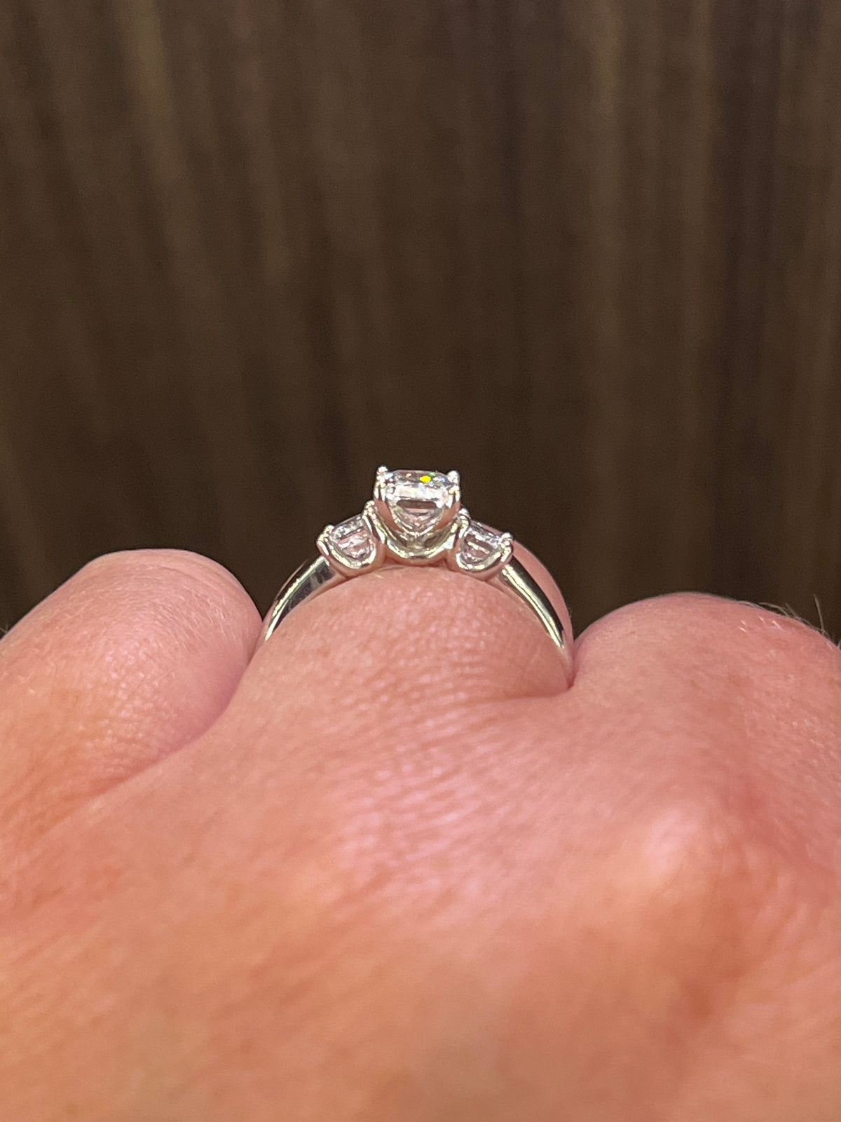 14K White Gold 1.49cttw Lab Grown Diamond Engagement Ring