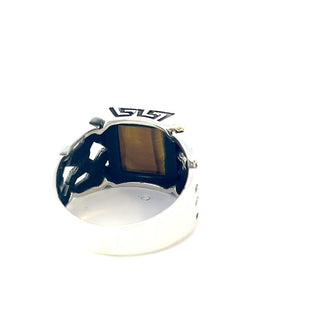 Argent Silver and Cat's Eye Ring