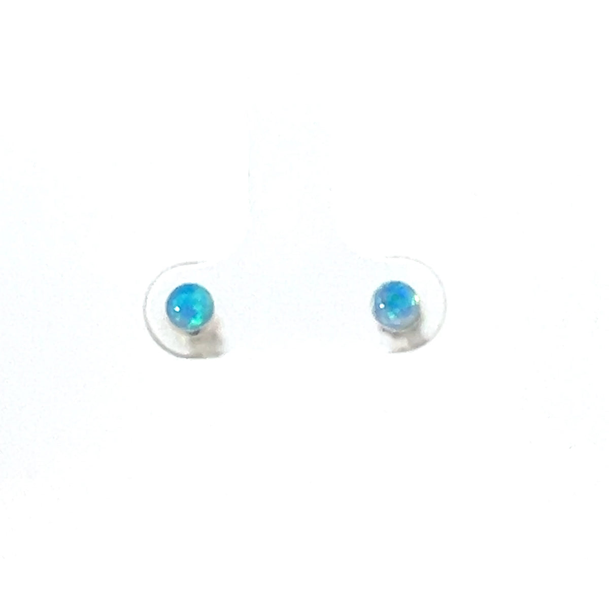 Pendientes Plata de Ley 925 Piedra Azul