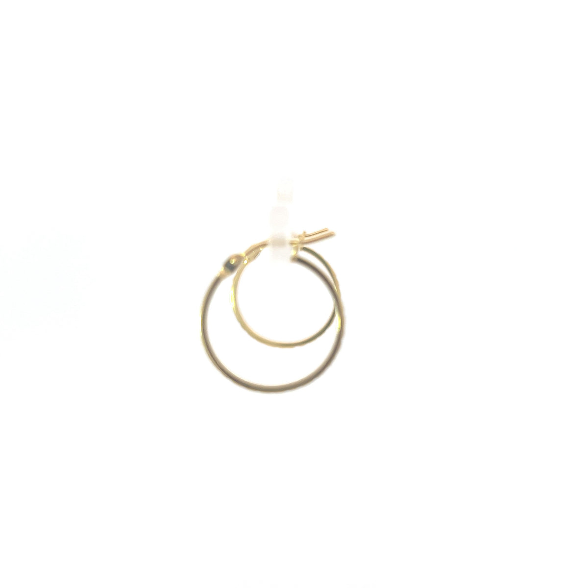 10K Yellow Gold 18mm Earrings