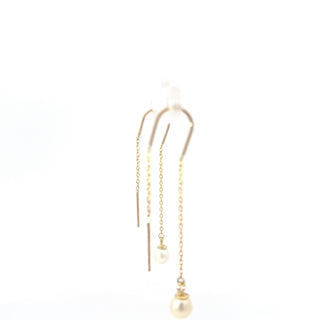 Pendientes de oro amarillo de 10 quilates de 17 mm