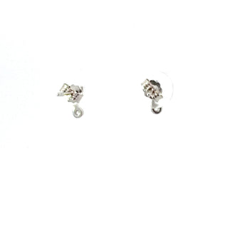 Pendientes Nota Musical Con Circonitas En Plata De Ley 925