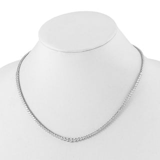 Collar estilo tenis con diamantes cultivados en laboratorio de 14 kw y 6,50 quilates - 16"