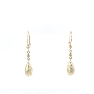 10K Yellow Gold Drop Earrings