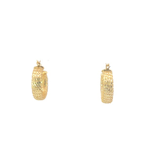 10K Yellow Gold Hoop Earrings
