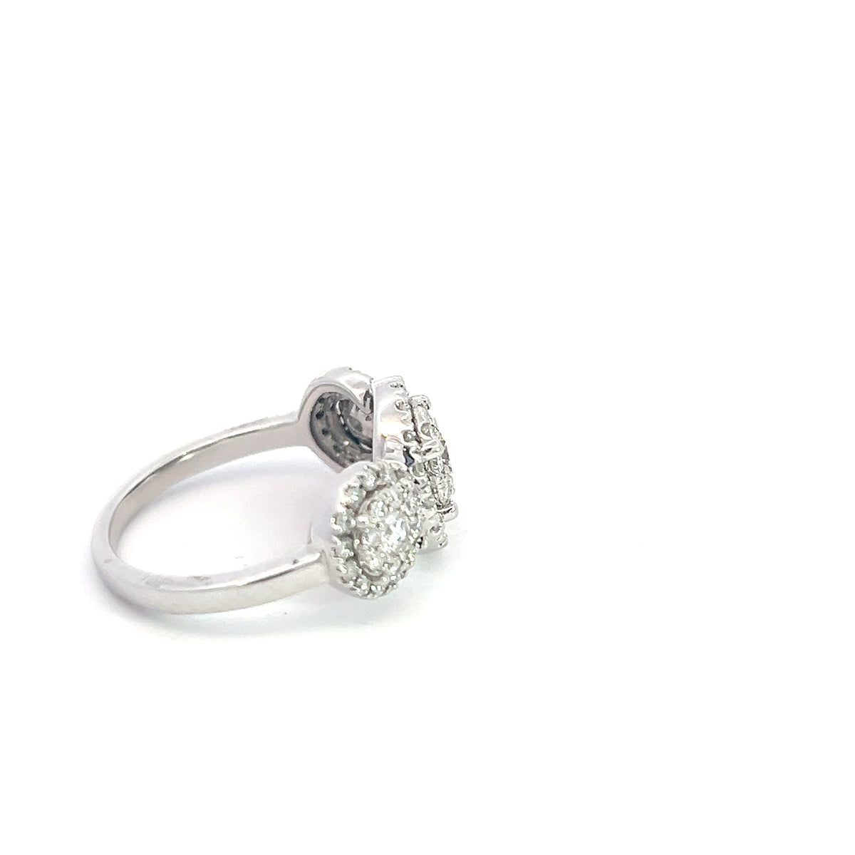 10K White Gold 1.00cttw Diamond Ring