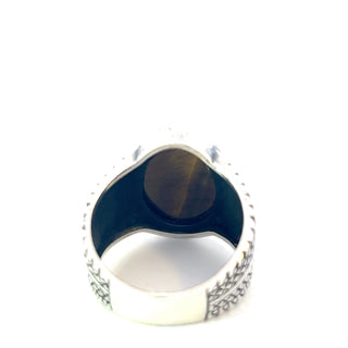 Argent Silver and Cat's Eye Ring