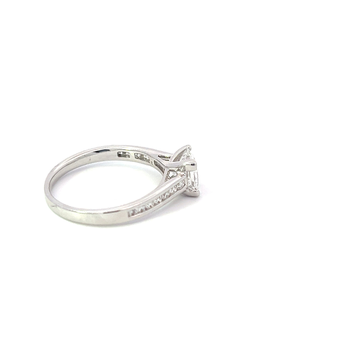 18K White Gold 1.47cttw Lab Grown Diamond Engagement Ring